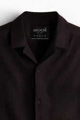 Cotton Resort Collar Shirt - Tan